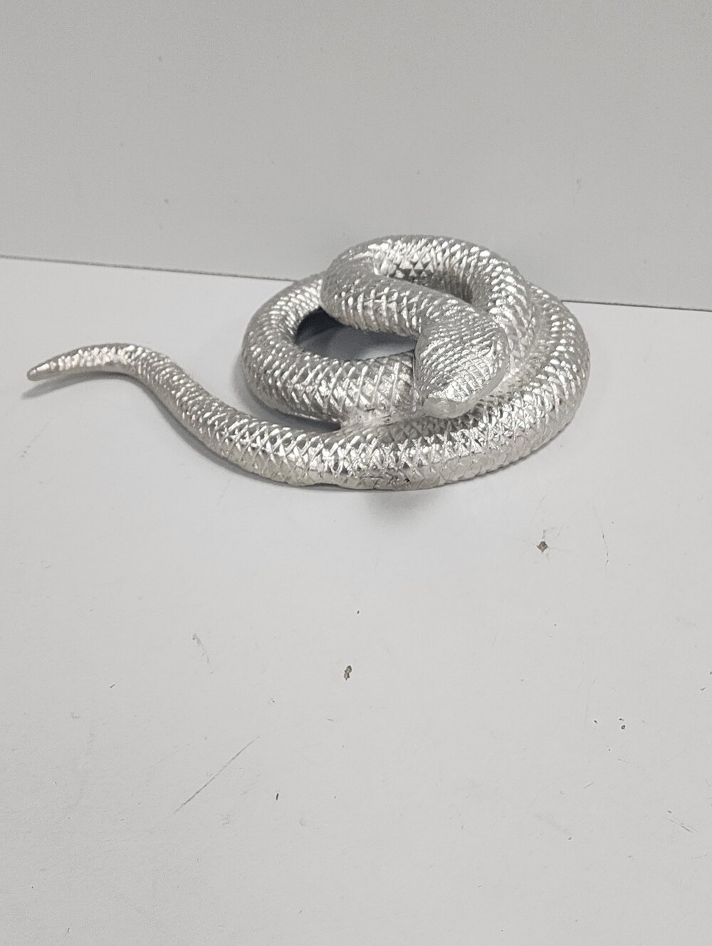 Silver Decorative Snake Ornament for Pair